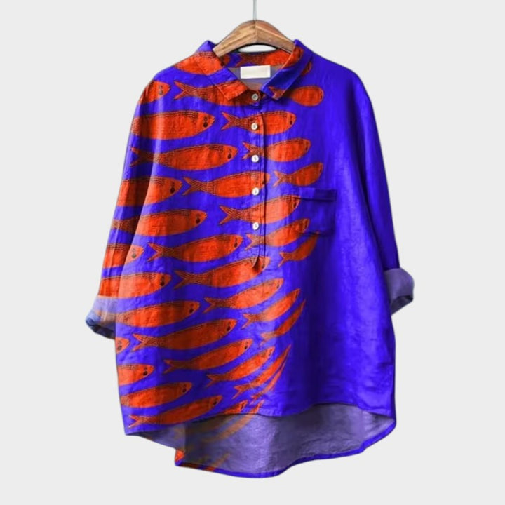 Jazira - Animal Print Blouse