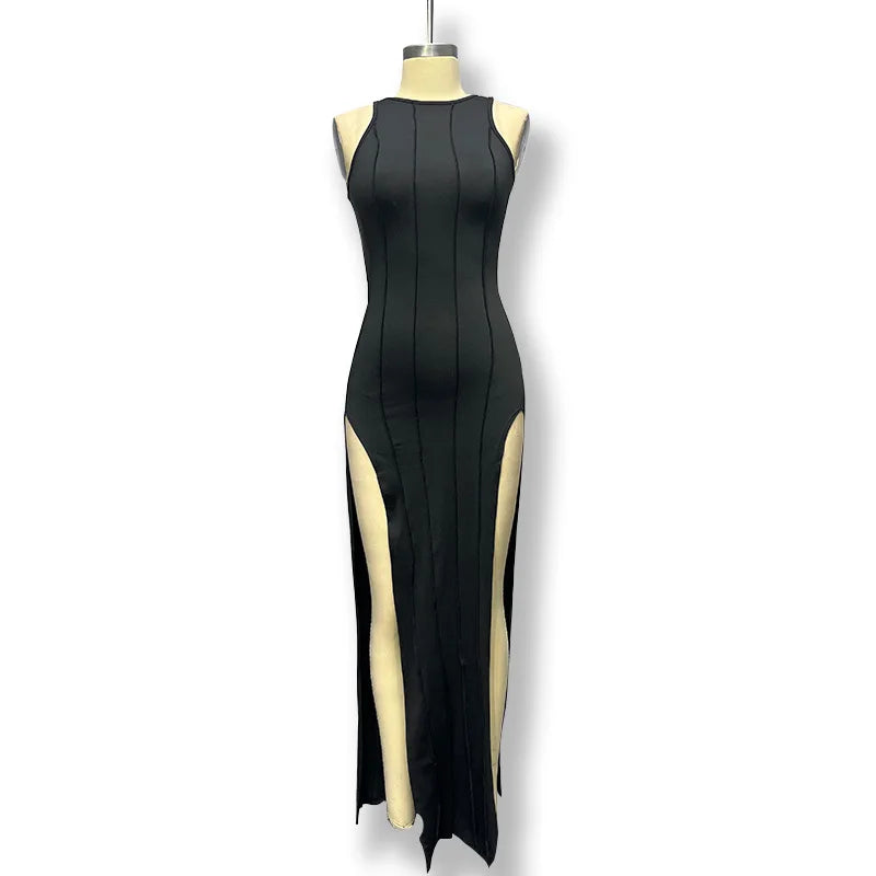 Adrianna - Bold Side-Slit Dress