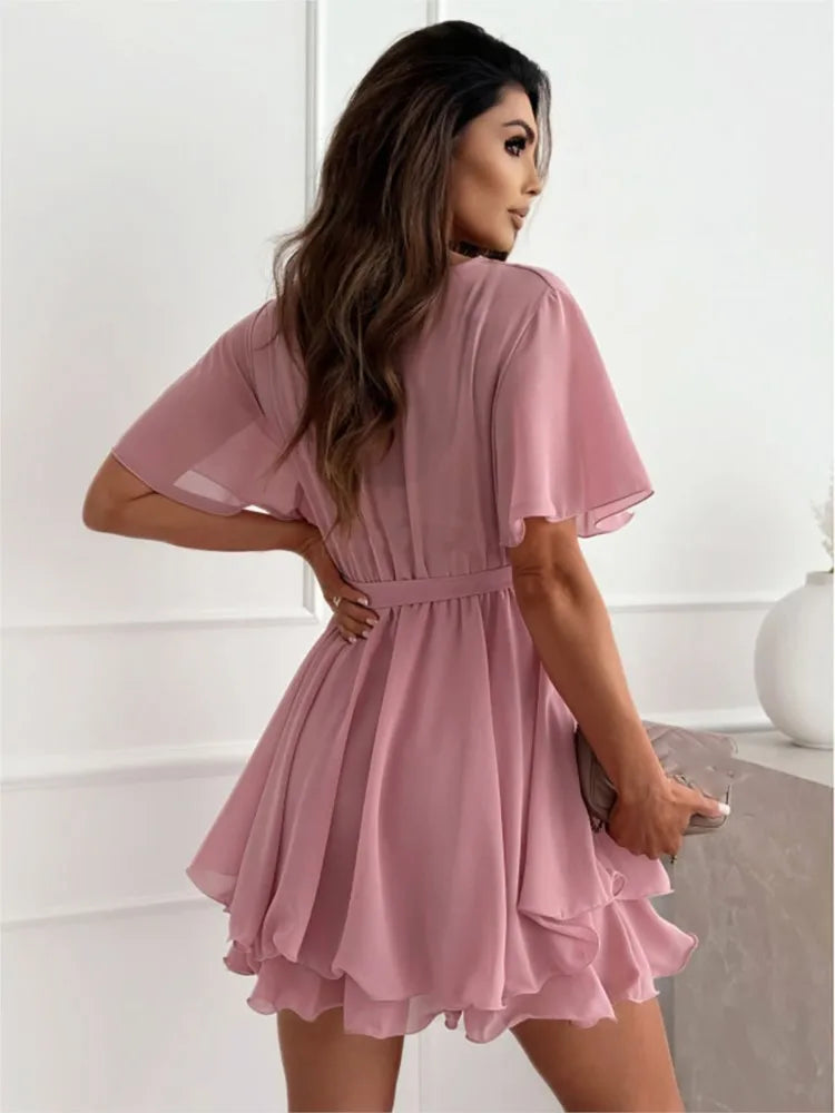 Alba - Elegant Mini Dress