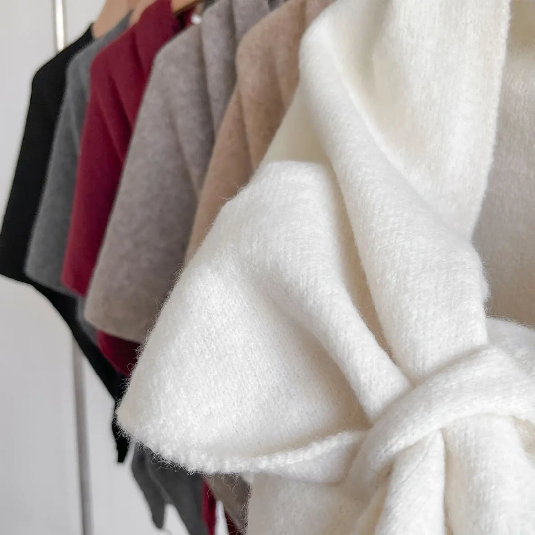 Celeste - Soft Tie Front Shawl