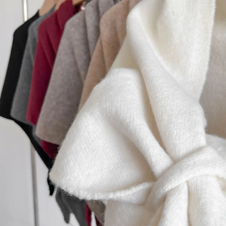 Celeste - Soft Tie Front Shawl