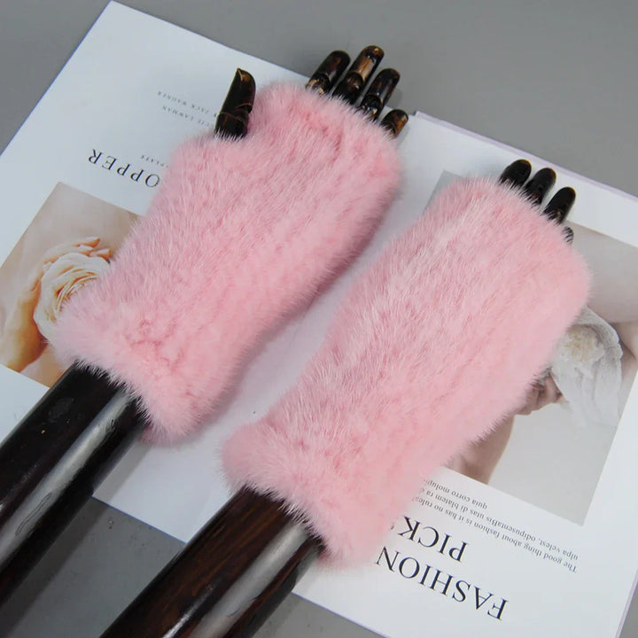 Noelle - Faux Fur Gloves