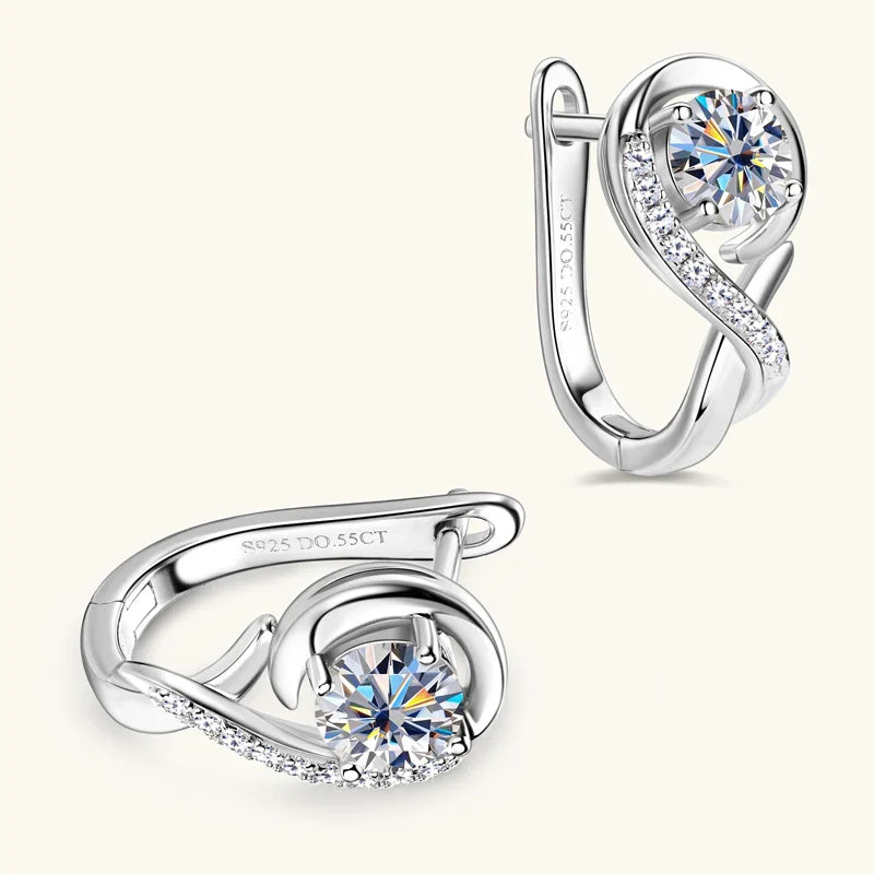 Venna - Crystal Flower Earrings