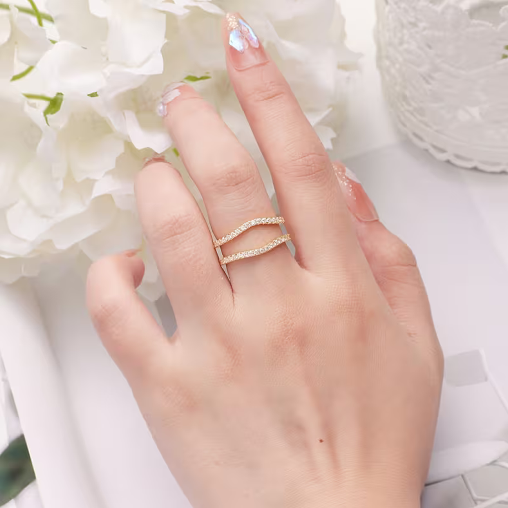 Charis - Elegant Double-Layer Ring