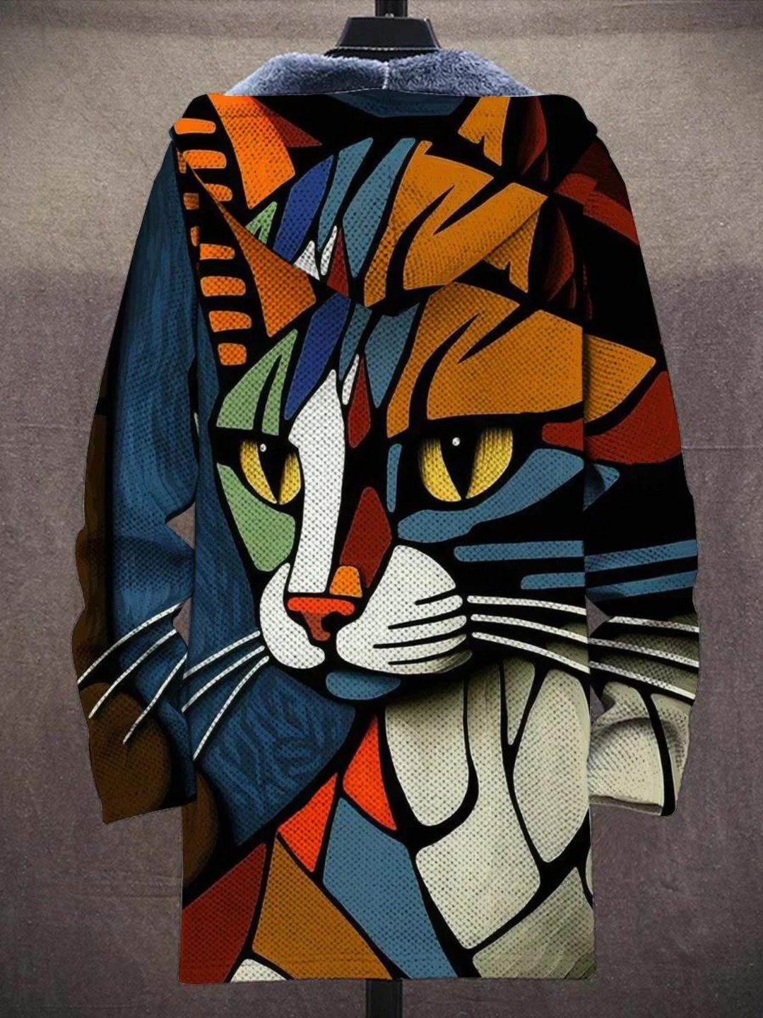 Felicia - Abstract Cat Hoodie