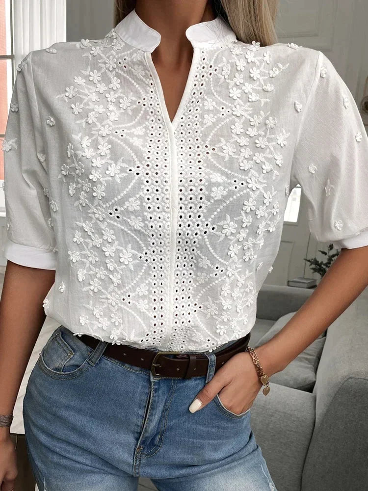 Leah - Classy Elegant Blouse