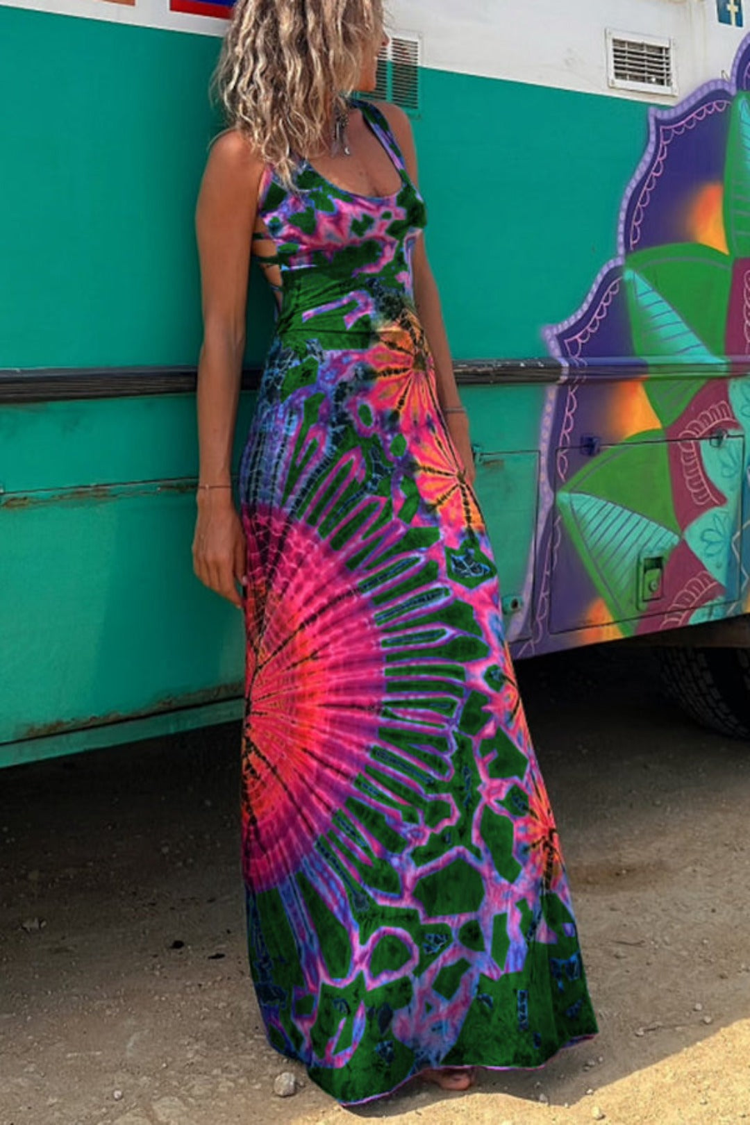 Krista - Radiant Tie-Dye Dress