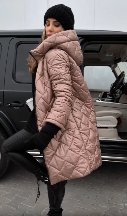 Averlia - Quilted Hooded Coat