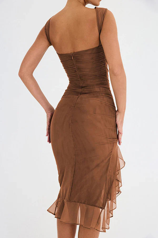 Elowen - Ruffle Hem Dress