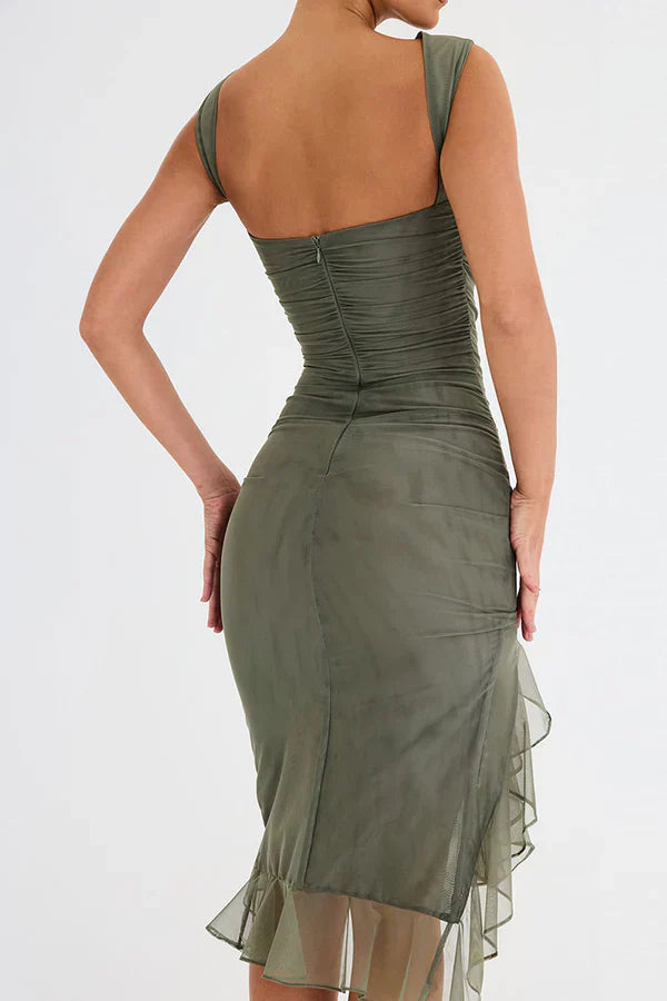 Elowen - Ruffle Hem Dress