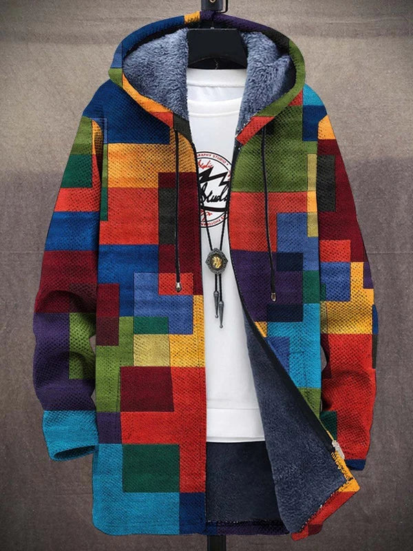 Jordyn - Retro Grid Hoodie