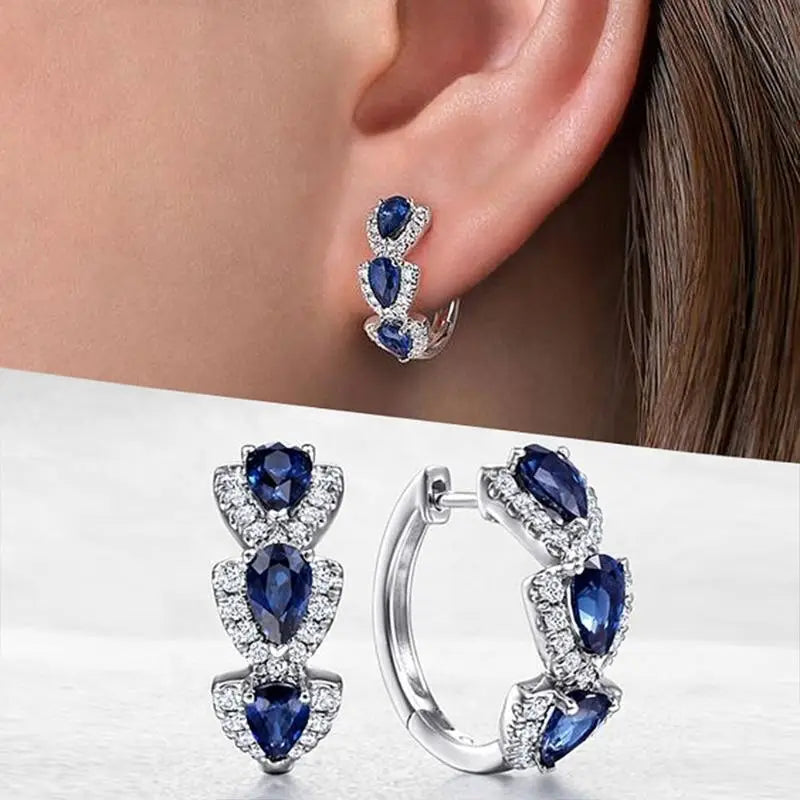 Arlene - Royal Teardrop Earrings