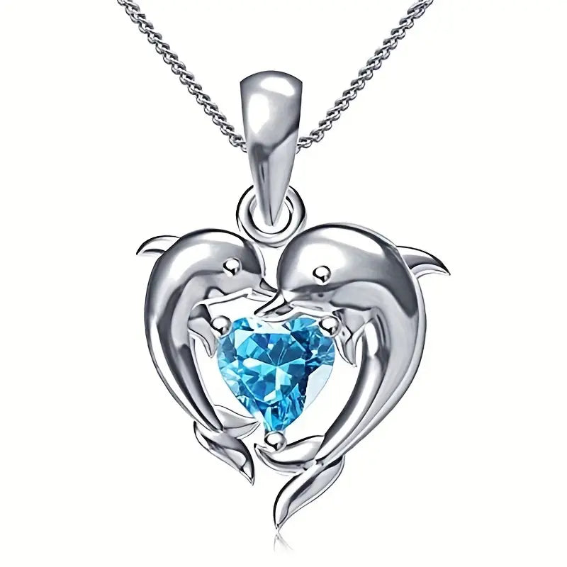 Lorna - Ocean Heart Necklace