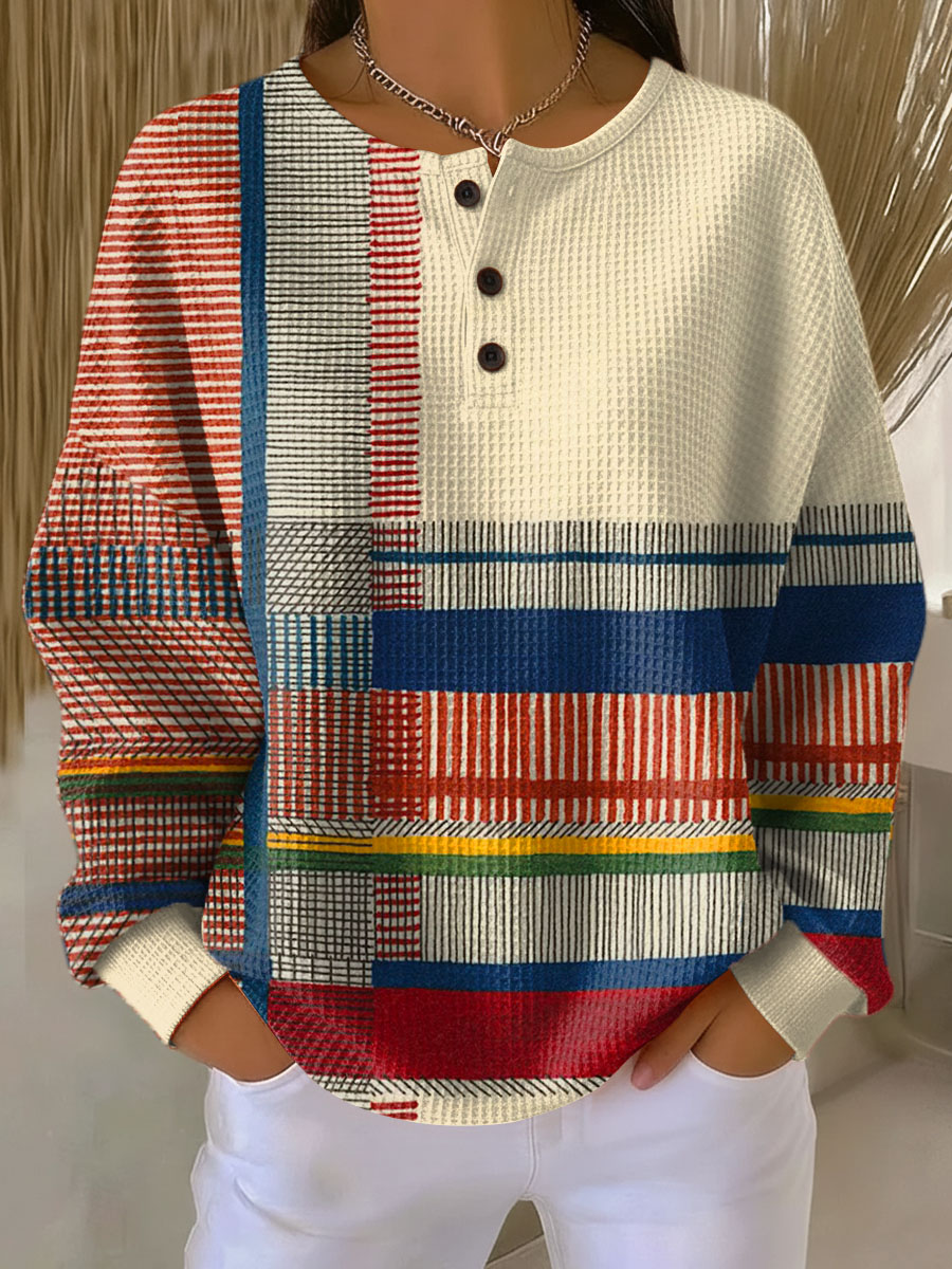 Brenna - Modern Printed Sweater