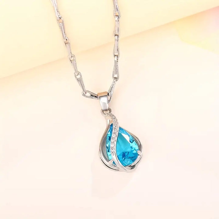 Celestine - Ocean Drop Necklace