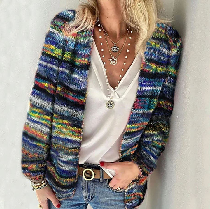 Zara - Vibrant Multicolor Cardigan