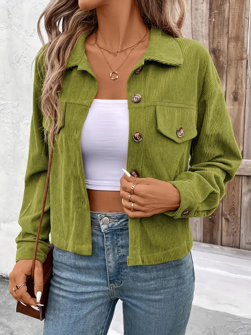 Cleo - Chic Cord Jacket