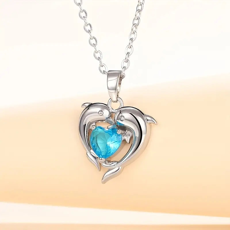 Lorna - Ocean Heart Necklace