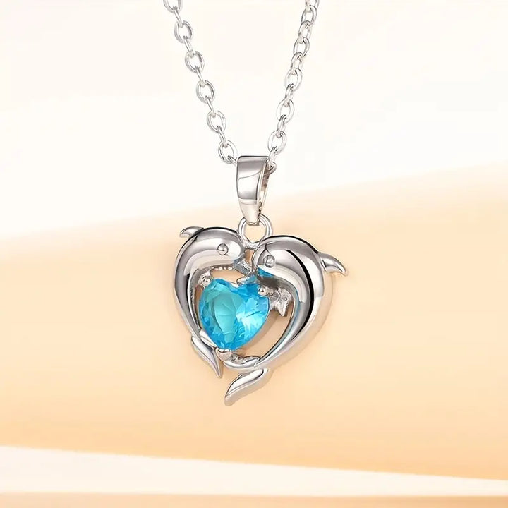 Lorna - Ocean Heart Necklace