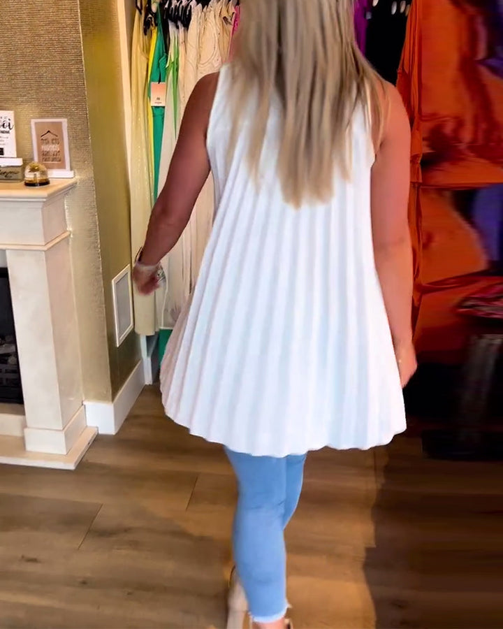 Calyx - Elegant V-neck Top