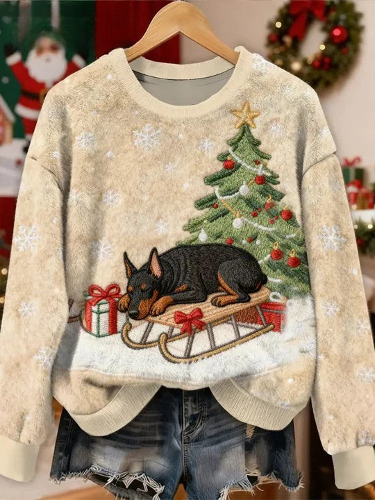 Risae - Cozy Holiday Printed Long Sleeve