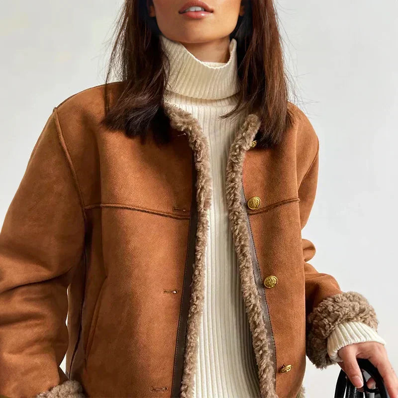 Gabriella - Cozy Shearling Jacket
