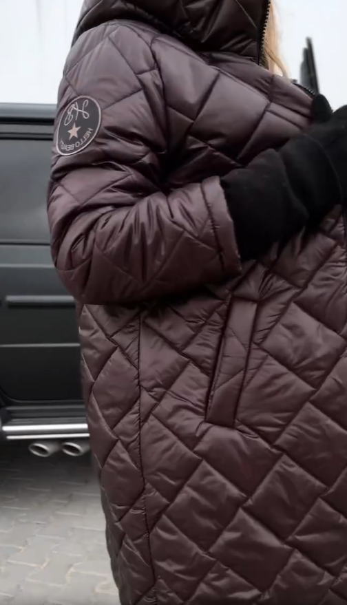 Averlia - Quilted Hooded Coat