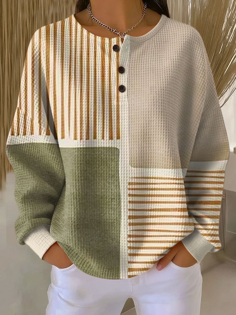 Linden - Modern Printed Sweater