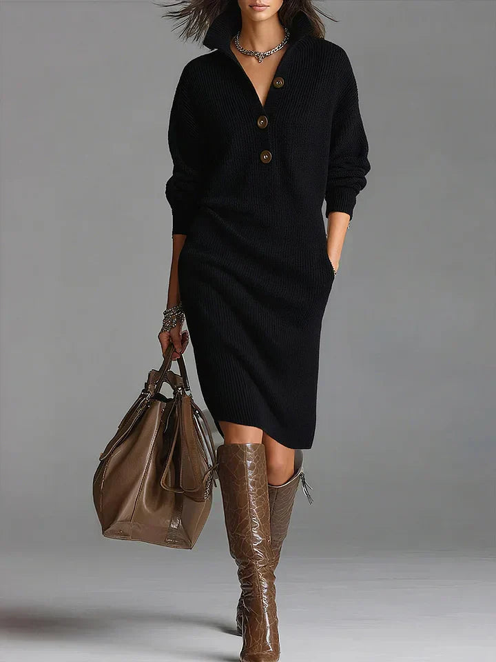 Judi - Elegant Sweater Dress