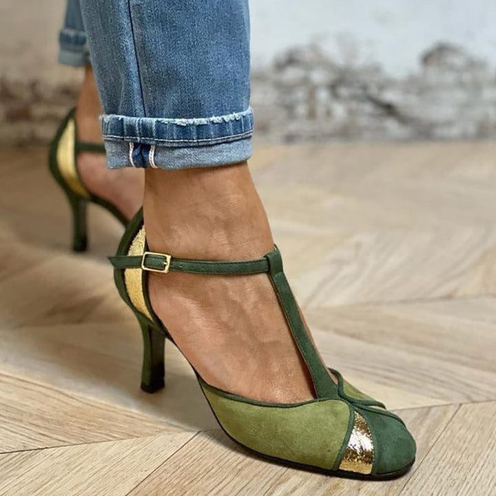 Ylona - Vintage Patch Heels
