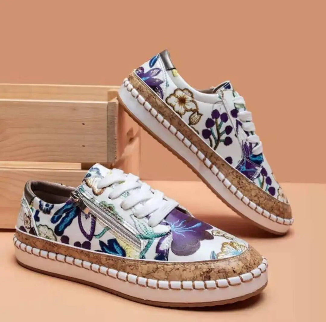 Avery - Stylish Botanical Shoes