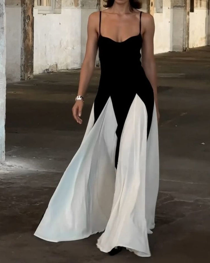 Avanya - Two-Tone Flow Dress