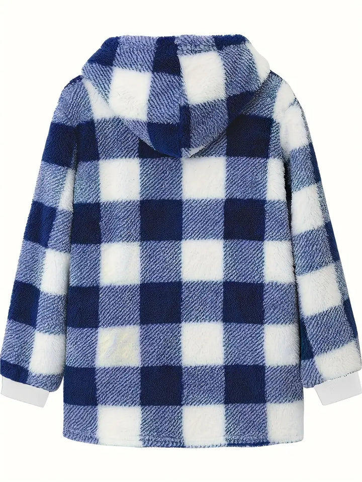 Ardia - Plaid Zip-Up Jacket