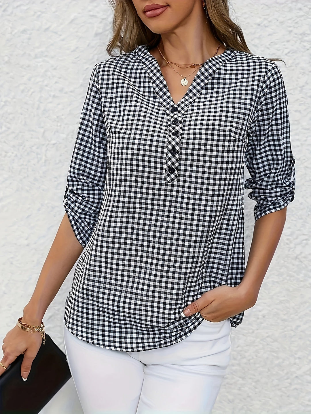 Vianney - Stylish V-Neck Top