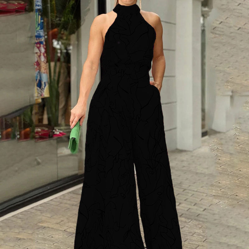 Edralyn - Modern Abstract Jumpsuit