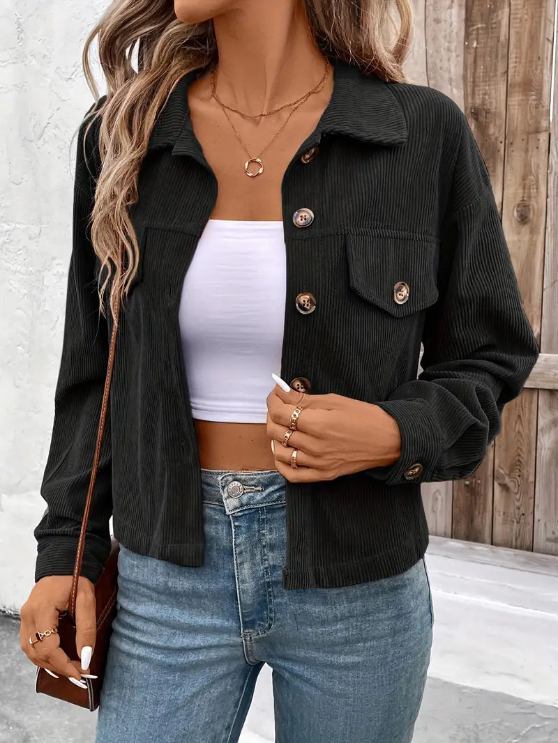 Cleo - Chic Cord Jacket