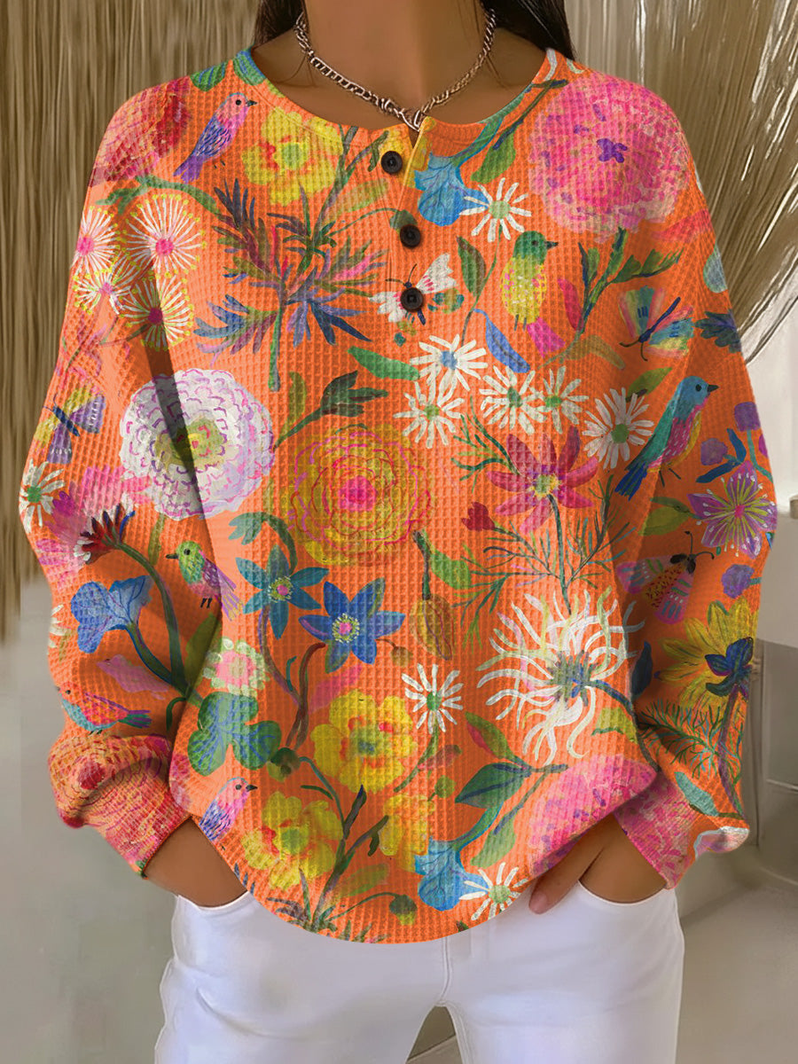 Zenia - Bloom Printed Sweater