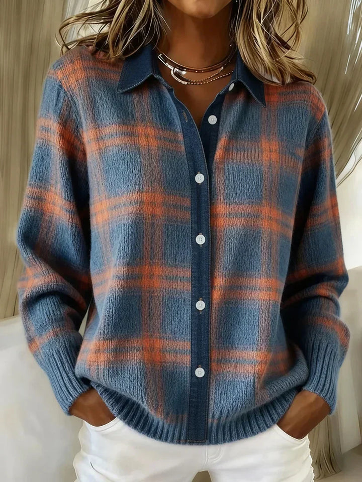 Lendie - Timeless Check Printed Long Sleeve