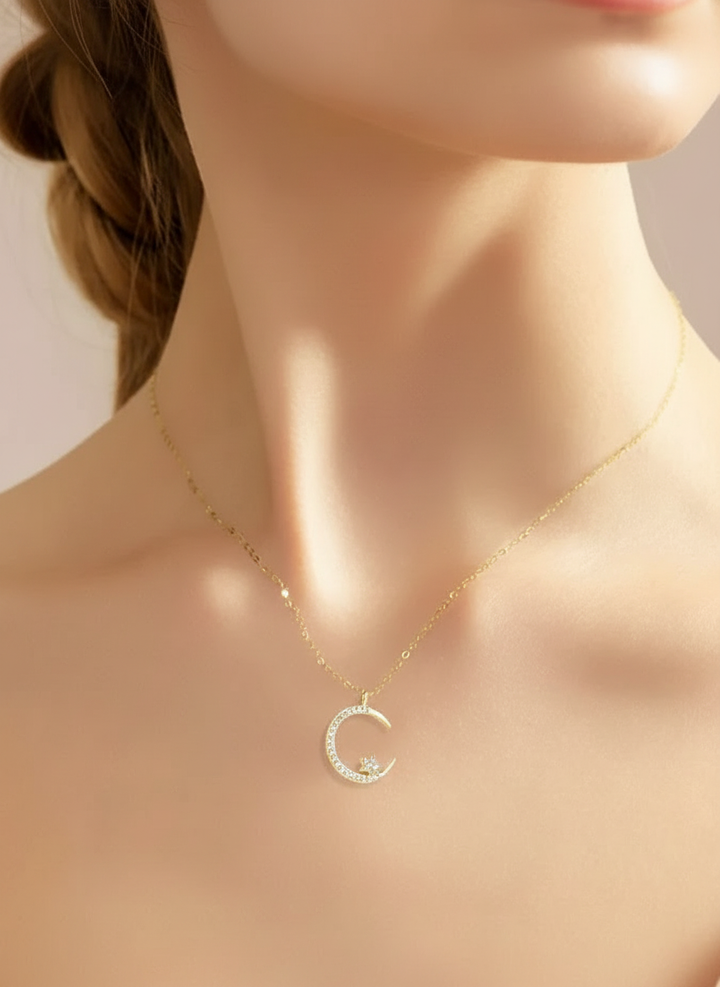 Emma - Moon Star Necklace