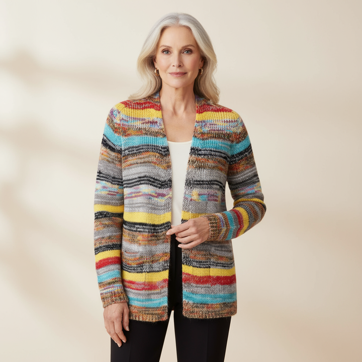 Zara - Vibrant Multicolor Cardigan
