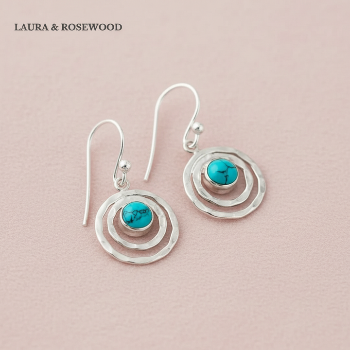 LANURA - Ethereal Circle Earrings