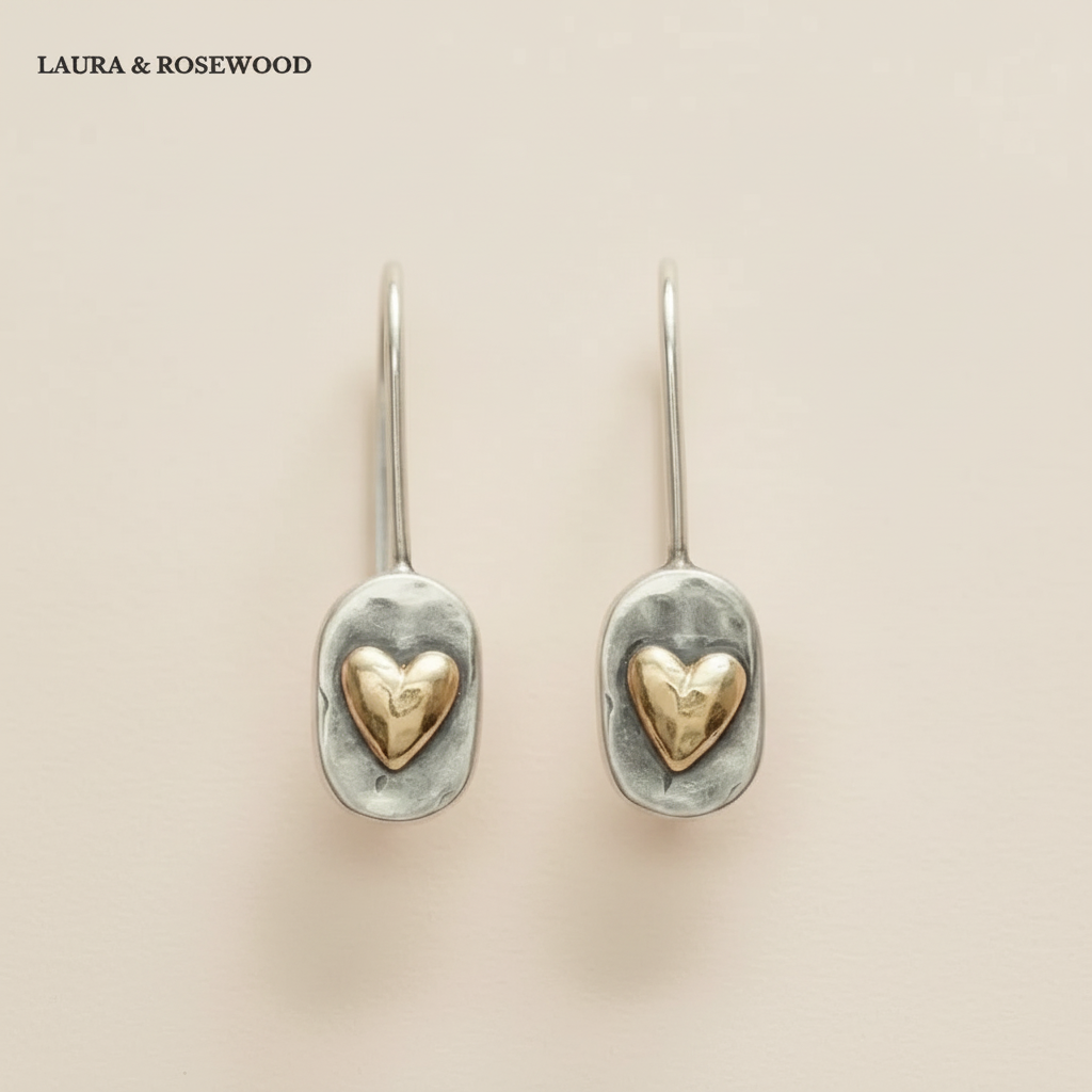 Zenaida - Heart Charm Earrings