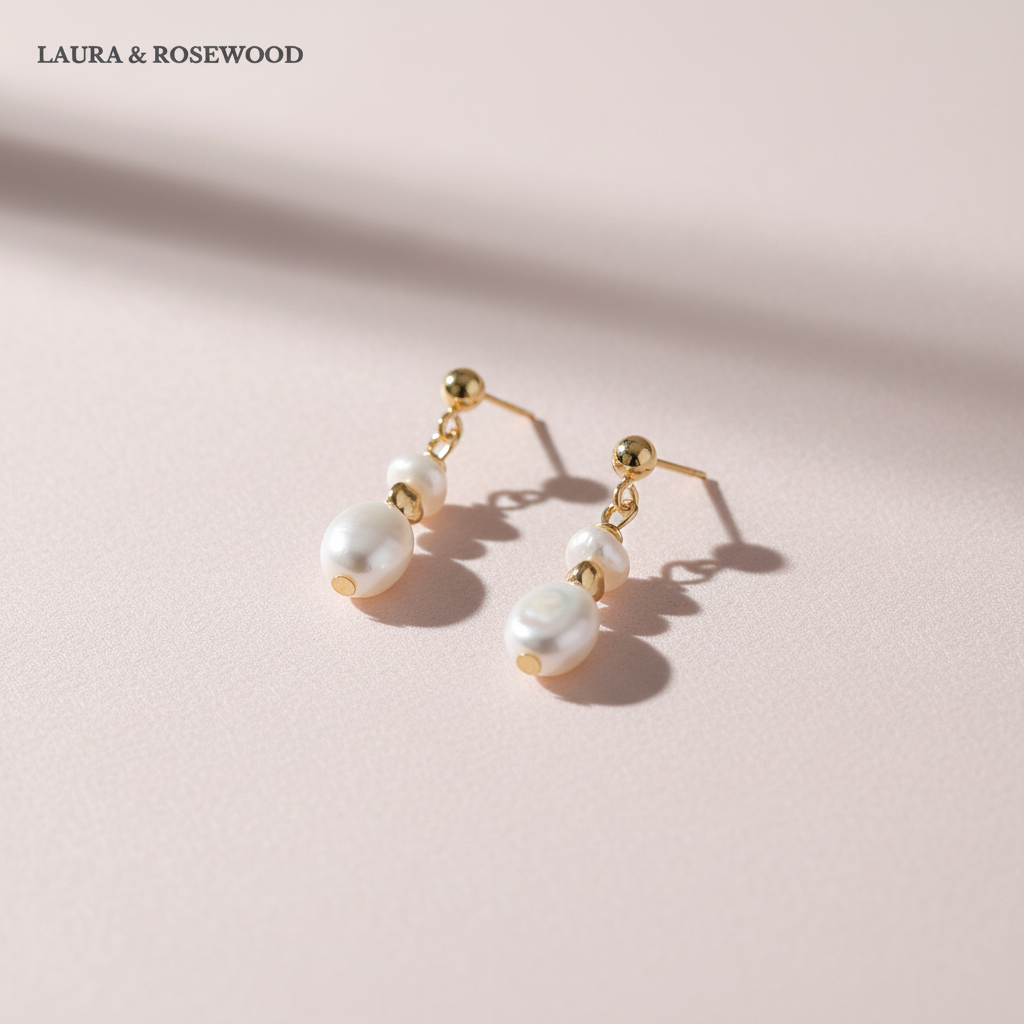 Lerry - Pearl Drop Earrings