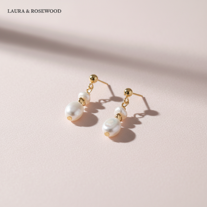 Lerry - Pearl Drop Earrings