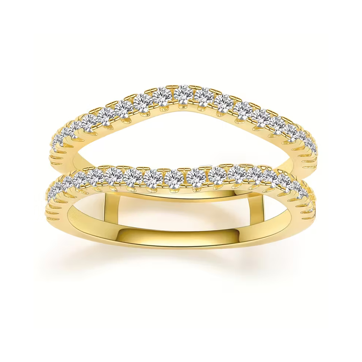 Charis - Elegant Double-Layer Ring