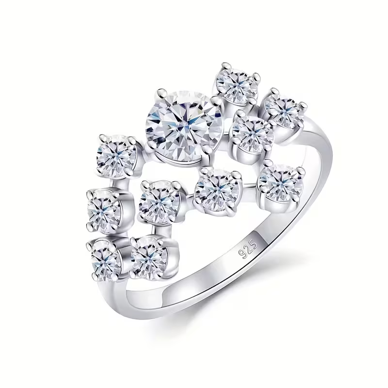 Prinsyl - Stylish Crystal Ring