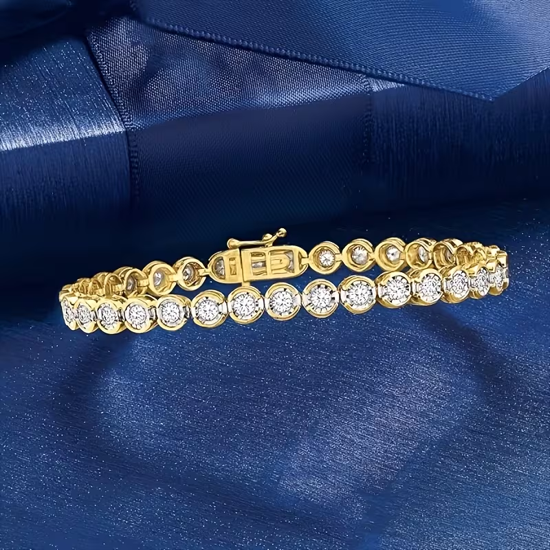 Jina - Round Crystal Bracelet