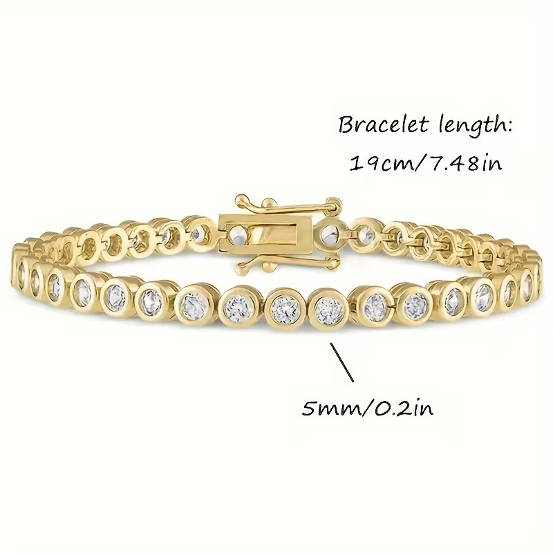 Jina - Round Crystal Bracelet