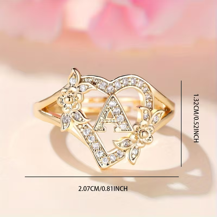 Karla - Golden Luxury Adjustable Cuff Ring