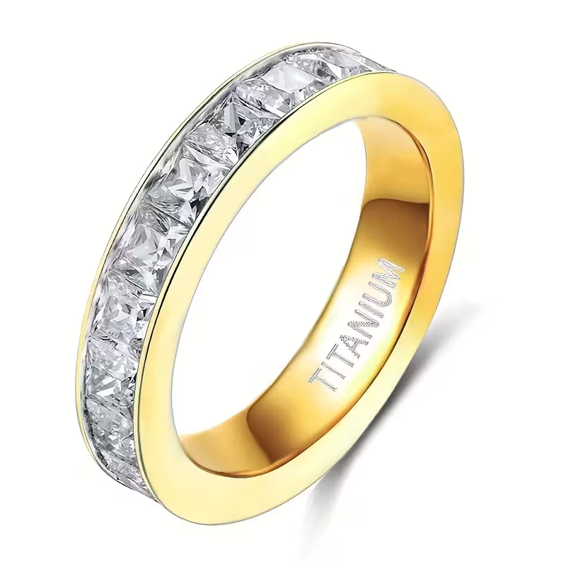 Jessie - Elegant Luxury Spark Gold Ring
